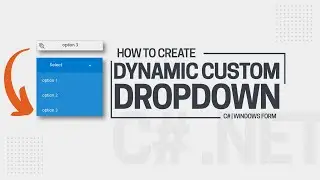 How to Build an Easy Dynamic Custom Dropdown in C# Windows Form