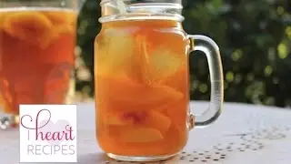 Sweet Peach Iced Tea Recipe | I Heart Recipes