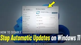 Stop Automatic Updates On Windows 11 | How To Disable automatic Update | Turn Off Auto updates ❌