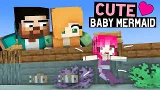 ADOPTED Baby Mermaid: Herobrine & ALEX