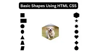 Learn Basic Shapes with HTML & CSS | Easy CSS Shapes Tutorial 