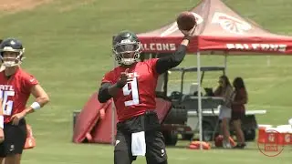 Kirk Cousins, Michael Penix Jr. let it fly at Falcons OTAs | Full QB highlights