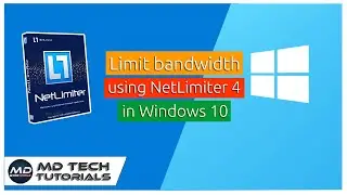 How to limit internet bandwidth using NetLimiter 4 on windows 10