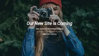 How To Make Coming soon Page Using HTML CSS & JAVASCRIPT