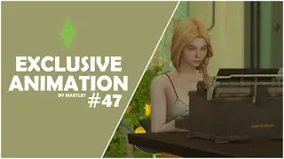 Sims 4 Animations Download - Exclusive pack #47 (Typewriter Animations)