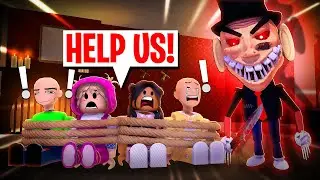 ROBLOX SIR SCARYS MANSION W/ BOBBY, MASH, ZOEY, AND PABLO ALL PARTS |funny moments