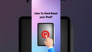 How To Hard Reset Your iPad? #ipadtutorial