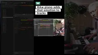 raw piano adds emotion