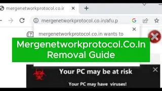 Remove mergenetworkprotocol.co.in Pop-up Notifications