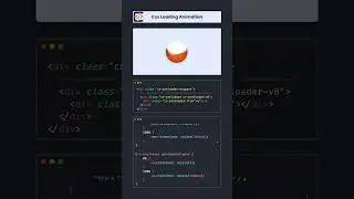 Creative CSS Loading Animation for Modern Web Design | Loading Animation 8 