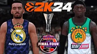 Real Madrid to face Panathinaikos for EuroLeague 2024 title | NBA 2K24 FINALS FULL GAMEPLAY