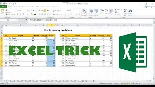 Unbelievable Excel Trick: Rank Two Tables Like a Pro!