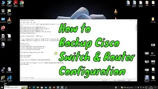 How to Backup Cisco Switch Configuration