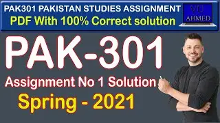 pak301 assignment 1 solution 2021 | pak301 assignment 1 solution 2021 pdf