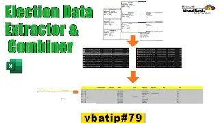 Election Data Combiner - vbatip#79 (Hindi)