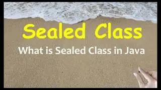 What is Sealed Class in Java | Sealed Classes example in Java - Part 1