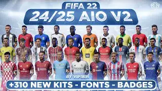 FIFA 22 SQUAD Update V2 24/25 UNOFFICIAL + Mini Faces V1.2