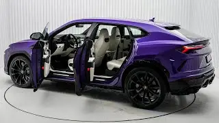 2023 Purple Lamborghini Urus - Rare Luxury SUV in Detail!