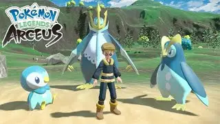 Catching Shiny Alpha Empoleon’s Evolution Line - Pokémon Legends Arceus