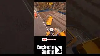 Gravel Spreading And Compacting  #publicworks #travauxpublics #constructionsimulator #fsminer