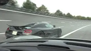 🏁😲Koenigsegg Agera R clearcarbon vs Porsche 918 Spyder race 50-330 km/h 30-206 mph long version🏆🤌