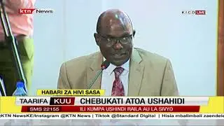 Wafula Chebukati reveals details of how IEBC commissioners were attacked in BOMAS