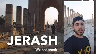 LOST CITY - Walk through of Old Roman City in the Middle East!! Jerash in Jordan |  EP11  |