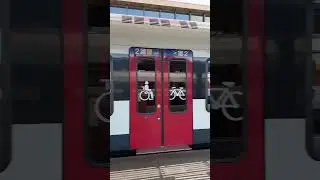 Riding the Swiss Train in Geneva, Switzerland 