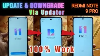 Update MIUI 12 Global Stable Note 9 Pro | Update & Downgrade Via Updater