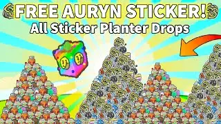 🌿 All Sticker Planter Drops in Bee Swarm Simulator 2024!