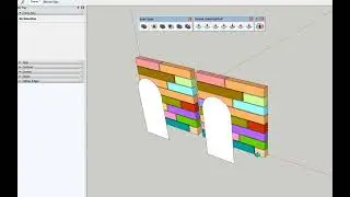 Making a hole in multiple components at once | SketchUp