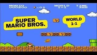 Super Mario Bros. World 1-1 Gameplay | Classic 90s Video Games || IT WALA