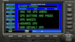 FSX GPS Tutorial 5. Getting the most out of the Default GPS