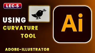 Lec-5 | How to Use the Curvature Tool in Adobe Illustrator: A Complete Guide"