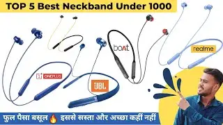 Top 5 Best Neckband under 1000 in 2024 | Best Bluetooth Neckband Under 1000 | Bluetooth Earphone