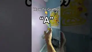 How to simple graffiti letter “A” #graffiti