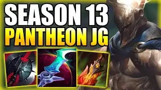 HOW TO PLAY PANTHEON JUNGLE & CARRY THE GAME IN S13! - Best Build/Runes S+ Guide - League of Legends