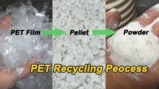 PET Film Recycling Process, Waste PET Plastic Film Agglomerator Pulverizer Machine, PET Miller