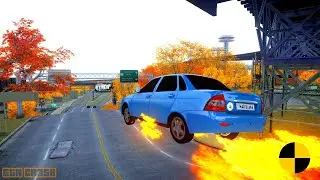 GTA 4 CRASH TESTING REAL CAR 506