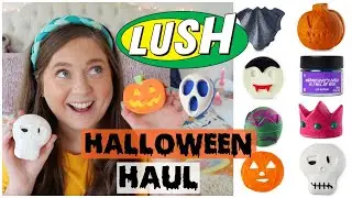 LUSH Halloween 2023 Haul! Bath Bombs, Bubble Bars, Skin Care & More!