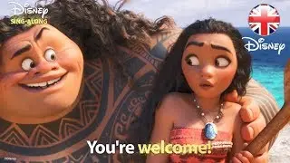 DISNEY SING-ALONGS | Youre Welcome -  Moana Lyric Video | Official Disney UK