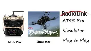 Radiolink AT9S Pro RC Simulator Plug & Play Drone/Fixed Wing/Helicopter