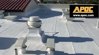 Roof Restoration Project | APOC 248 Arizona White Acrylic Restoration System