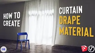 Create Realistic Curtain Material in Under 10 minutes! I Vray For Sketchup