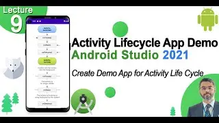 Android Activity Lifecycle using App | App Demo for Activity Lifecycle in Android Studio