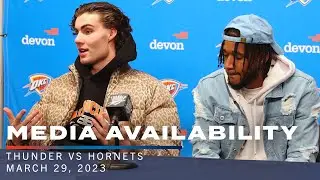 OKC Thunder Full Media Availability | Post Game vs Charlotte Hornets | March 28, 2023