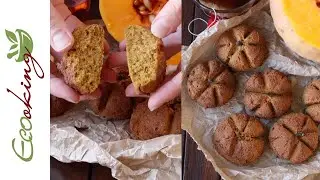 Yammy vegan Pumpkin cookies gluten free, healthy recipe