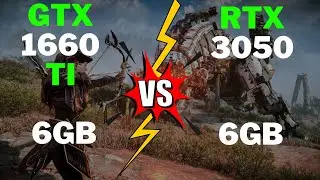 RTX 3050 6GB vs GTX 1660 TI – Teste em 11 jogos