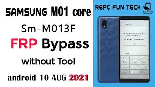 samsung m01 core frp bypass | samsung sm-m013f google account bypass 2021