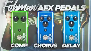 FISHMAN! AFX Acoustic designed pedals WOW!!